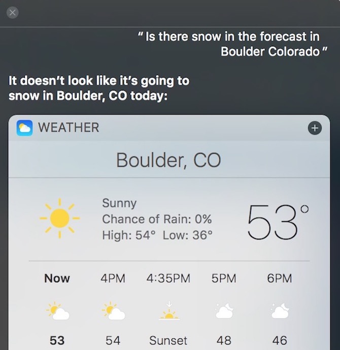 weather app for imac